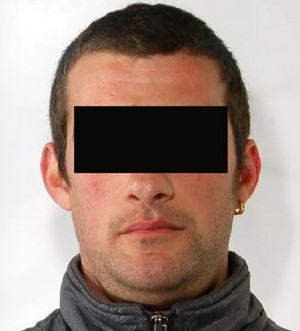 Viterbo - Operazione della squadra mobile - Uno degli arrestati - M.B.