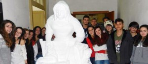 Vignanello - La lavandaia realizzata dagli studenti del Midossi