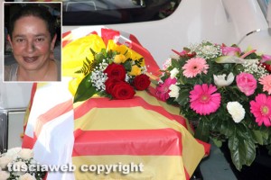 Viterbo - I funerali di Simona Cuccagna