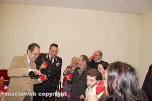 Il brindisi inaugurale per salutare il 2015