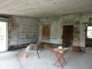 Lavori alla casa delle arti