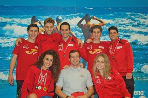 La squadra del Centro nuoto Ronciglione