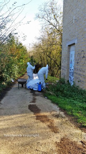Ronciglione - L'intervento di bonifica della Forestale 