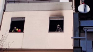 Orte - Incendio in un appartamento in via Le Piane