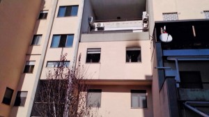Orte - Incendio in un appartamento in via Le Piane