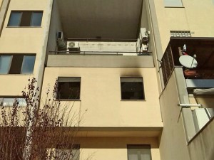 Orte - Incendio in un appartamento in via Le Piane