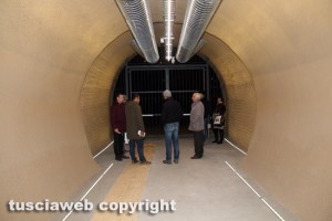 Viterbo - Cantiere Plus - La galleria di valle Faul