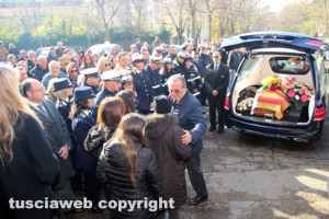 Viterbo - I funerali di Simona Cuccagna