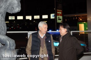 Il sindaco Leonardo Michelini e Angelo Russo