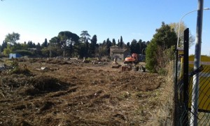 Viterbo - Villanova - L'area interessata dai lavori