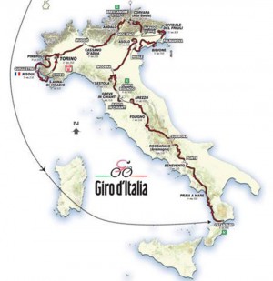 Sport - Ciclismo - Il percorso del giro d'Italia 2016