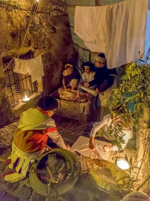 Il primo presepe vivente a Ronciglione