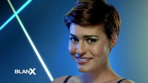 Alice Sabatini testimonial per il dentifricio Blanx