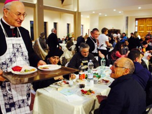 Pranzo di solidarietà alla chiesa di Villanova