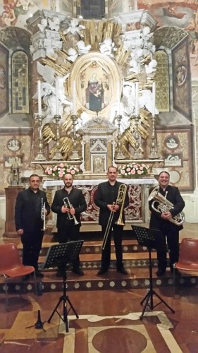Il quartetto di ottoni "Stabat Quater"