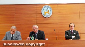 Banca di Viterbo - Massimo Caporossi, Vincenzo Fiorillo e Roberto Migliorati