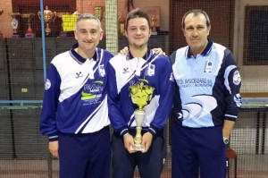 Sport - Bocce - Luca Di Felice durante la premiazione