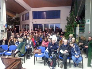 Il pubblico assiste al concerto di Ferdinando Bastianini