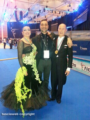Claudio Achilli, il coach Claudio Di Gennaro e Laura Meschini
