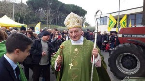 Roma - Il vescovo Fumagalli alla Giornata del ringraziamento Coldiretti