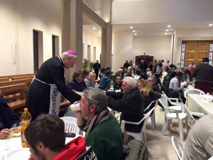 Pranzo di solidarietà alla chiesa di Villanova
