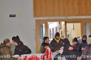 L'incursione di CasaPound all'incontro con Ruotolo