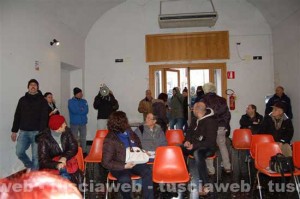 L'incursione di CasaPound all'incontro con Ruotolo