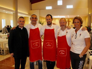 Pranzo di solidarietà alla chiesa di Villanova