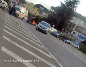 Viterbo - L'incidente sulla Teverina 