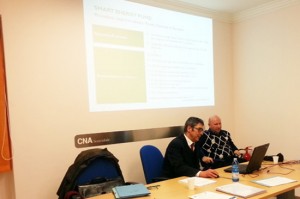 Arturo Ricci (Lazio Innova) e Maurizio Mancini (Cna)