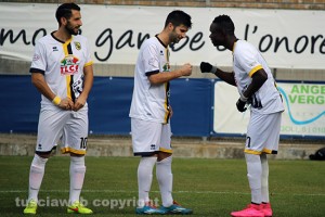 Sport - Calcio - Viterbese - Boldrini, Selvatico e Babacar, in campo contro la Torres