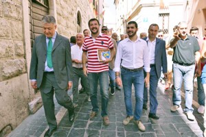 La visita di Matteo Salvini a Orte
