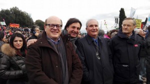 Fioroni e D'Ubaldo al Family Day