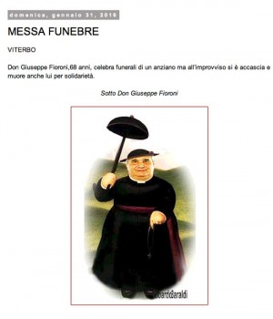 La vignetta su Fioroni