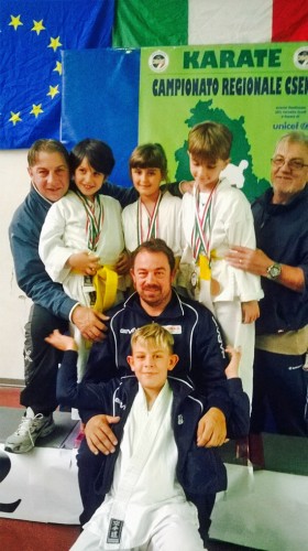 Gli allievi della Kushanku Dojo