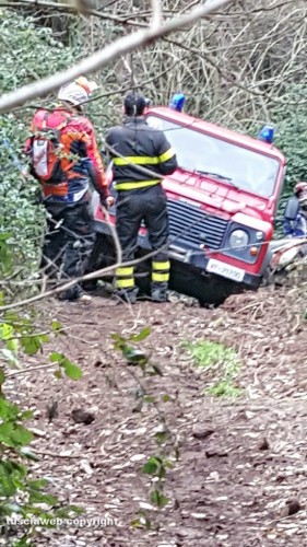 Vetralla - I soccorsi ad Antonio Vestri dopo l'incidente con la moto da cross