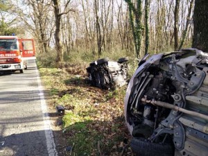Civita Castellana - L'incidente in località Quartaccio