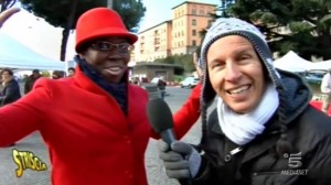 Cristiano Militello di Striscia la notizia a Viterbo