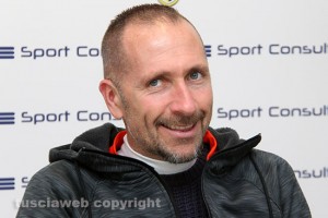 Sport - Calcio - Viterbese - Federico Nofri durante la presentazione delle nuove maglie da gioco