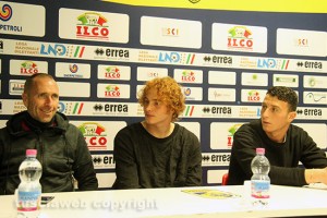 Sport - Calcio - Viterbese - Da sinistra: Nofri, Mastropietro e Pacciardi