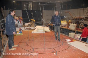 Carnevale di Ronciglione - Il cantiere dei carri allegorici