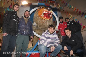 Carnevale di Ronciglione - Il cantiere dei carri allegorici