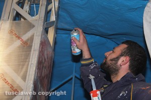 Carnevale di Ronciglione - Il cantiere dei carri allegorici