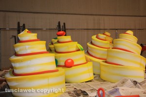 Carnevale di Ronciglione - Il cantiere dei carri allegorici