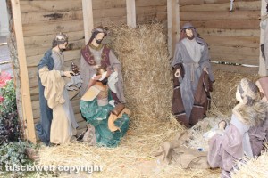 Viterbo - Piazza del Comune - Rubata pecorella del presepe