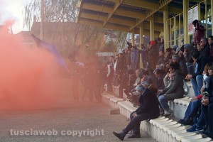 Sport - Calcio - Nuova Monterosi - I tifosi del Civitavecchia in tribuna al Martoni