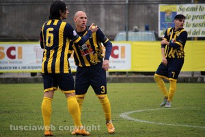 Sport - Calcio - Viterbese - Stefano Scardala e Francesco Fè durante il match contro l'Ostiamare