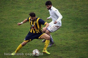 Sport - Calcio - Viterbese - Michele Boldrini durante il match con l'Ostiamare