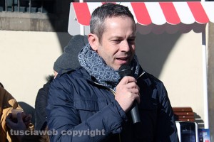 Viterbo - Mauro Pacifici alla benedizione degli animali