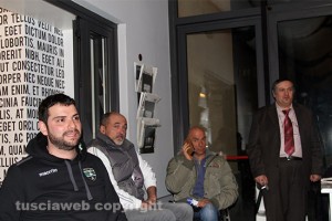 Viterbo - Mauro Soffi assieme ad Alessandro Pepponi, Mauro Cantrassa e Paolo Baroncini